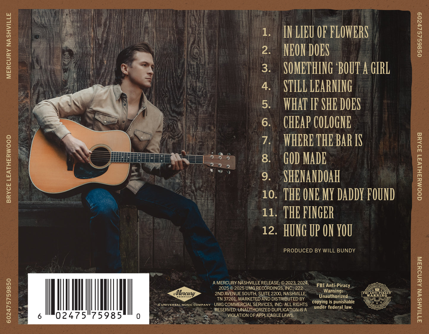 CD-Bryce Leatherwood Autographed Copy